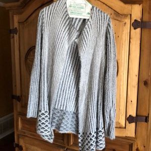 Cato brand beautiful, warm open front jacket